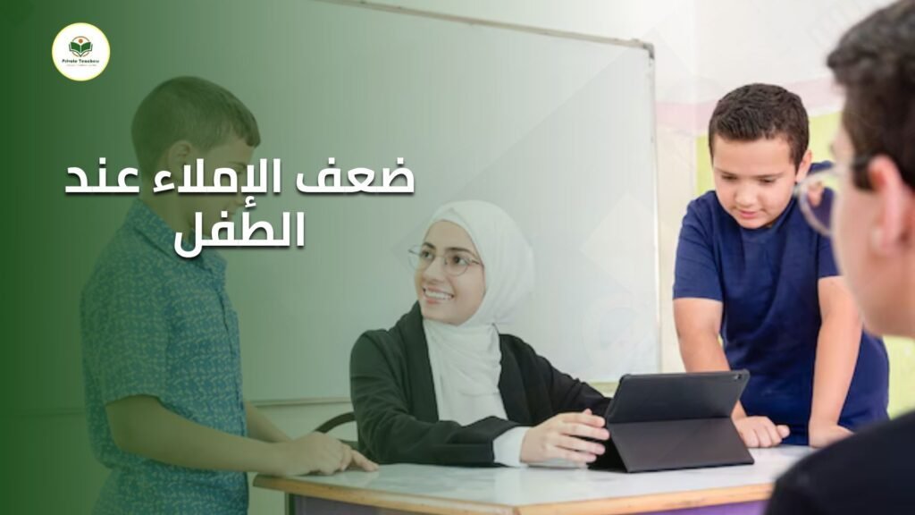 ضعف الإملاء عند الطفل